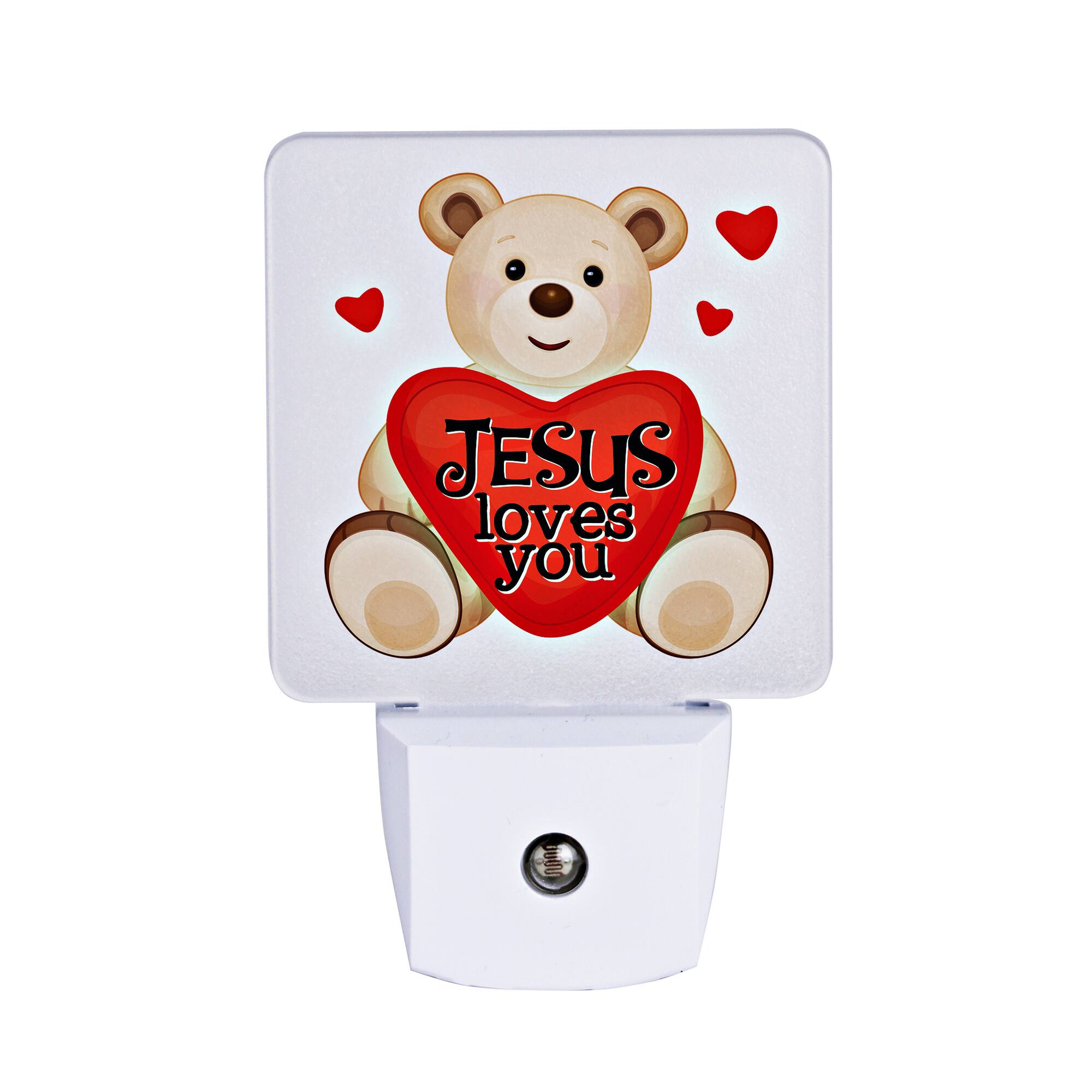 Let Your Light Shine Jesus Loves You Night Light